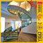 round staircase designindoor curved wrought iron railing staircase