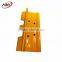 Bulldozer track shoe assembly with Yellow&Black