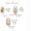 2016 Popular 3D Finger Nail Decoration 3d Metal Nail Art , Alloy Nail Art Accessories