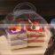 clear cupcake box ,single cupcake box ,3.5inch clear box ,3.5inch pvc box ,pet cupcake box