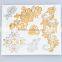 Wholesale radiant metallic temporary tattoos flash gold body art tattoos water transfer jewelry tattoos manufacturer
