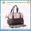 Fashion polyester adjust shoulder tote mommy bag