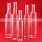Professional Customized ice wine bottles cork 375ml liqueur bottles transparent cocktail bottles