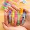 Best Amazon promotion gift DIY creative stationery Novelty kids small highlight water color marking pen cute nite writer pen