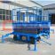 Outdoor indoor hydraulic mobile scissor lift table for cleaning
