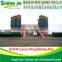 180m3/h belt conveyor concrete central mix plant hzs180