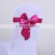 Light Purple Chair Bow For Wedding Decoration