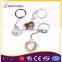 Trade Assurance Factory Frame Alloy Wholesale Heart Shaped Colorful Key Chain
