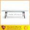 white marble polished rectangular polished marble dinning table