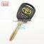 High Quatity Toyota remote key shell 2 button Car Key toyota with toy 43 blank with gold logo romote key shell