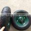 13 inch pneumatic rubber wheel with wheel rim 3.50-7
