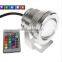 IP68 16 Colors change 10W 12V RGB LED Aquarium Lamp