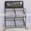 Icegreen Rustic Two Tier Metal K-Cup, Single Serve Coffee Bar Caddy Rack