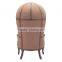 Ellis wood occasional round egg shape Chair