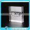 custom made tabletop printed brand block acrylic logo block