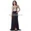 Supper dress embroidered mesh wrap maxi evening dress for girls