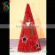 LED 3D garland cone tree light christmas tree decors made in china