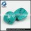 2015 Hot sale low price polished natural color turquoise stones