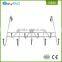 Factory price wholesale cheap over the door 9 hooks coat organizer rack