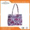 RE014 new products cotton quilted 100% recycled women cheap women bag handbag