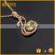 2014 natural crystal pendants gold plating fake diamond 925 sterling silver necklace fashion cheap teen jewelry wholesale