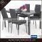 Popular metal dinning table and chairs set