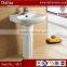 Solid Surface Porta Pedestal Wash Basin ,Bathroom Ceramic Vanity Pedestal Basin