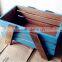 wooden painted books crate,rustic wooden cratefinished crates wood
