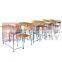 Mid-Eastern Double Desk&Chair,Wooden Student Desk and Chair