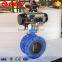 DN25 midline flange pneumatic butterfly valve