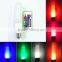 Residential lighting led bulb , high Luminous led rgb lighting , high power RGB LED bulb