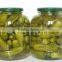 Vietnam fresh canned food - Pickled cucumbers, baby cucumbers in brine in glass jar