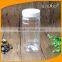 500ml PET Round Clear Plastic Herb Bottle With Screw Lid