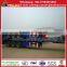 Drop deck 3 axle flat base container semi trailer, 40ft flatbed trailer