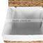 Environmetal natural water hyacinth woven home or hotel laundry basket