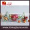 7pcs/set Glass Salad Bowl with hand painted