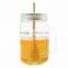 Haonai wholesale glass honey mason jar with handle
