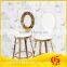 Metal frame Golden hot sale round back bar chair