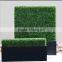 china wholesale artificial green boxwood hedge with planter for outdoor