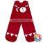 cute infant toddler baby winter warm beer print knitted animal socks