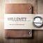 money pouch cow hide fancy passport holder men's wallet