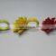 ceramic flower porcelain flower napkin rings
