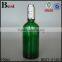 100 ml white blue green empty cosmetic perfume essential oil glass bottle press pump wholesale