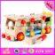 2016 new design kids diy wooden screw car toy W03C024