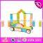 Promotional 46PCS DIY wooden puzzle 4D toy for kids,Wooden intelligent 3d puzzle diy toy for christmas W03B045
