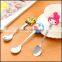 2015 hot sell cartoon food grade plastic stainless steel spoons supplier in China,food grade plastic stainless steel spoons