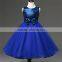 Girl Formal Dress Ceremony 2016 New Sleeveless Children Wedding Birthday Dresses For Girls Toddler Girls Clothes Kids Party Wear
