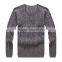 Men's cotton sweater grey pollover sweaters