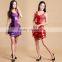 Wholesale cheap women sexy sequin latin ballroom dance dress for competition