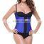 Sexy latex waist trainer,hot underwear corset bustier shapers